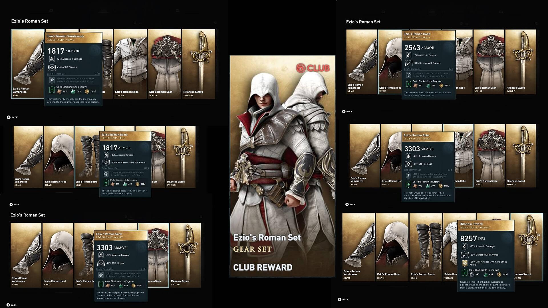 اضافه شدن لباس Ezio به Assassin’s Creed Odyssey