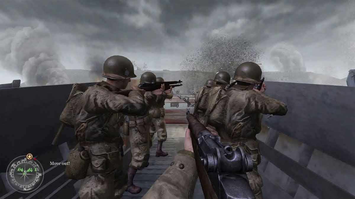 بهترین مراحل Call of Duty مرحله The Battle of Pointe du Hoc