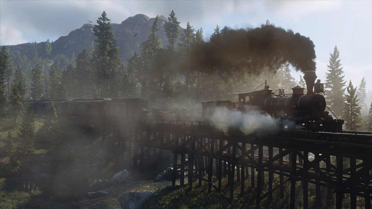 قطار در بازی Red Dead Online