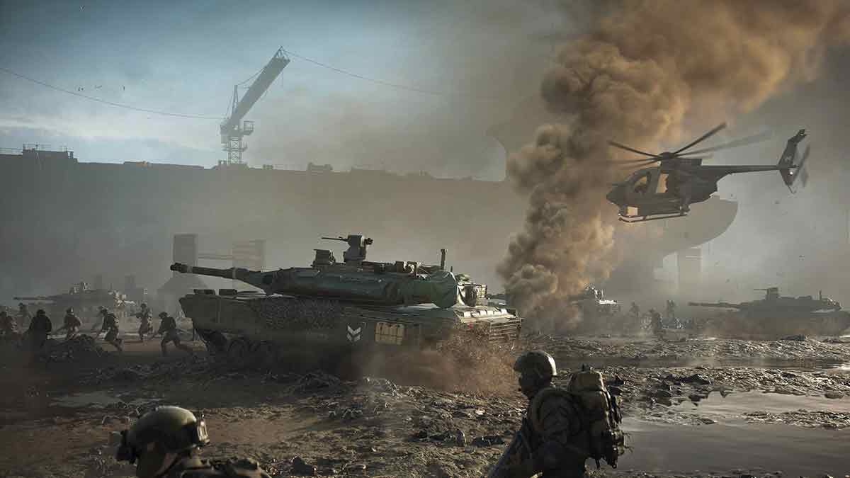 تانک ها در بررسی بازی Battlefield 2042