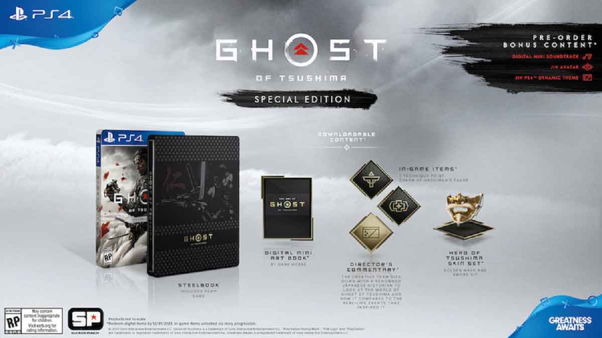 نسخه مختلف بازی Ghost of Tsushima